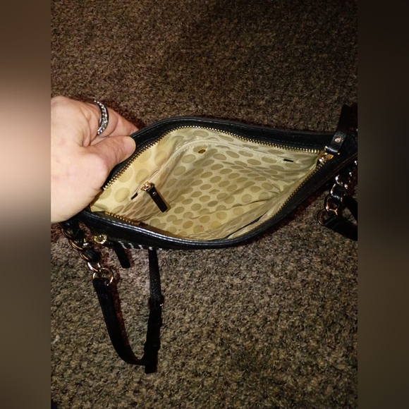 Kate Spade Black and White Polka Dot Crossbody Bag - Picture 3 of 3